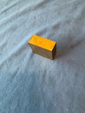 2" Square Brass Bar 3/4" Long