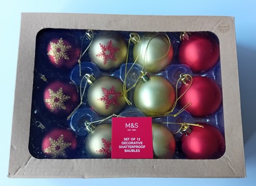 Marks and spencer baubles - spencer, m&s
