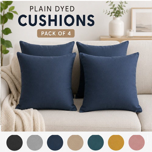 Plain cushions covers pack - plain,