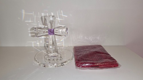 Partylite crystal cross - crystal,