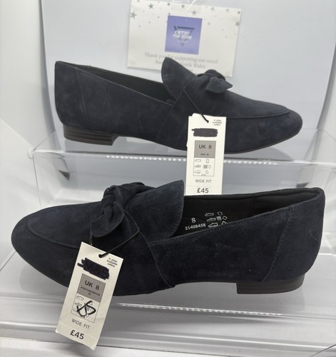 Women new navy - new, suede