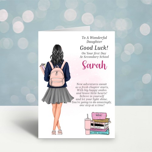 Personalised first day - day, at