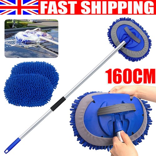 Telescopic car cleaning brush - telescopic,