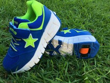 Unisex 6-13 Year Roller Skate Shoes Style Retractable WHEELS on Shoe Retractable