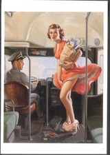 Modern Glamour Postcard: She's