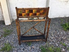 Vintage bamboo hall stand - bamboo, /