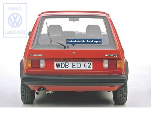 Golf mk1 gti tailgate boot - vw,