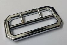 2" Cloth Chrome Belt Buckle