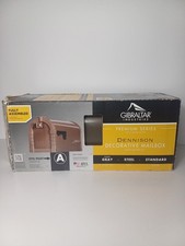 American Style Dennison Mailbox Gray Made In Usa Film TV Prop Garden Accessories