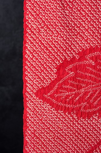 Vintage japanese silk - silk, shibori