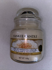 Yankee Candle Small Jar 104g Spiced White Cocoa Easter Mothers Day Gift Rare