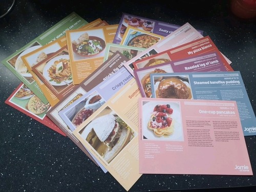 Jamie home recipe cards - at,