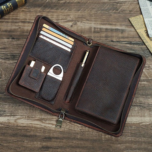 Genuine leather humidor box - genuine,
