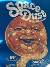 Space Dust Sizzling Candy Retro Sweets Foodie Worn Look T Shirt