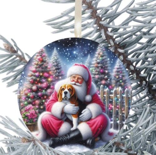 Beagle dog hanging - beagle, bauble
