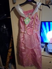 BNWT GIRLS SLEEPING BEAUTY AURORA AGE 5-6 FANCY DRESS COSTUME