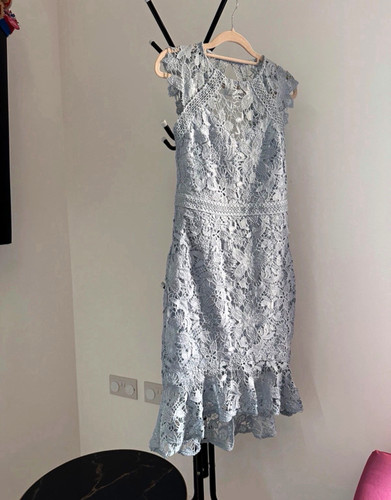Lipsy london blue floral lace - lipsy,