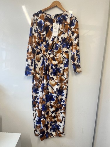 Bnwt ladies zara blue - zara, blue/brown