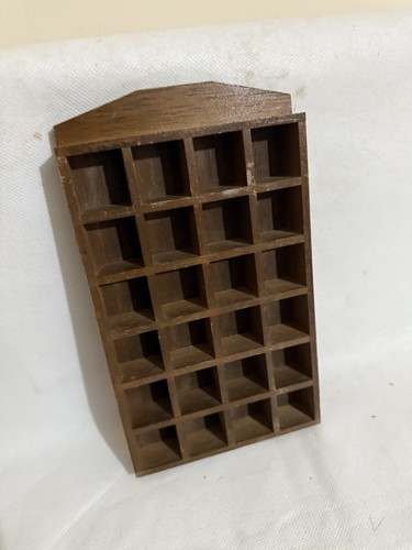 Thimble display case wooden - display,