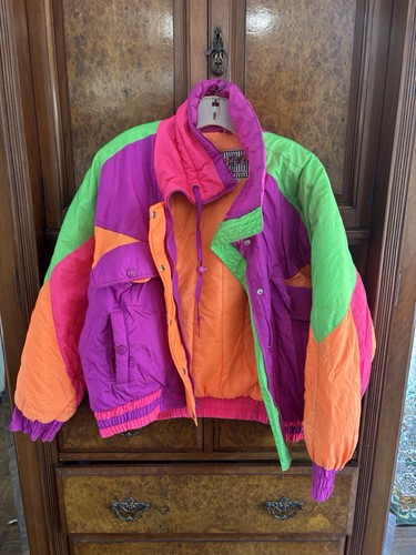 Vintage 80s neon - vintage, colorblock