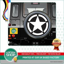 BLACK STAR SPARE WHEEL COVER
