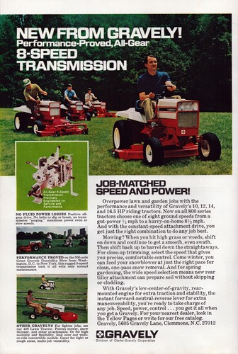 Gravely lawn mower speed - gravely,