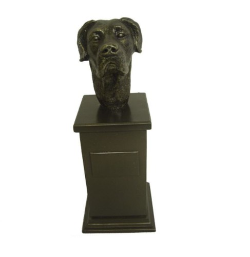 Boxer dog bronze - boxer,