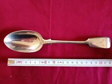 Antique Victorian sterling silver Fiddle serving spoon London 1877.  Maker G.A.
