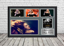 Adele signed poster photo - adele,