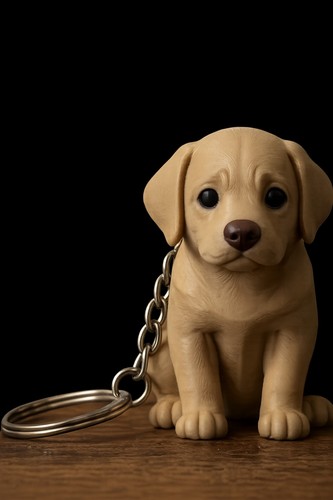 Labrador puppy keyring - labrador,