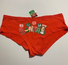 New George ladies ELF the movie Christmas novelty knickers lingerie size 18