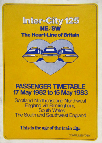 Vintage inter city 125 - inter-city, ne/sw
