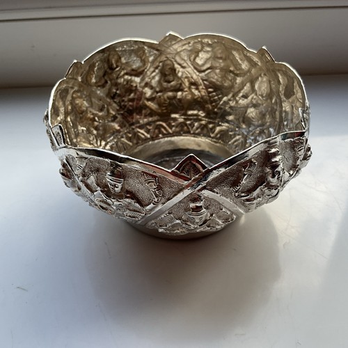 Antique indian silver sugar - indian,