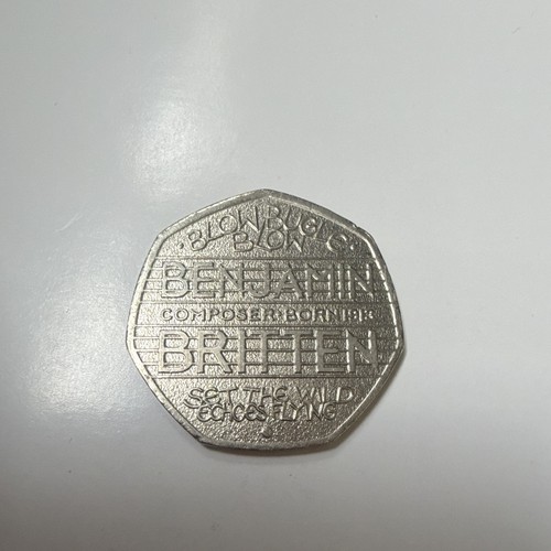 2013 50p benjamin - 2013, uk