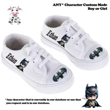 Batman (Inspired) Toddler Canvas Shoes Sneakers - CUSTOM/Personalized