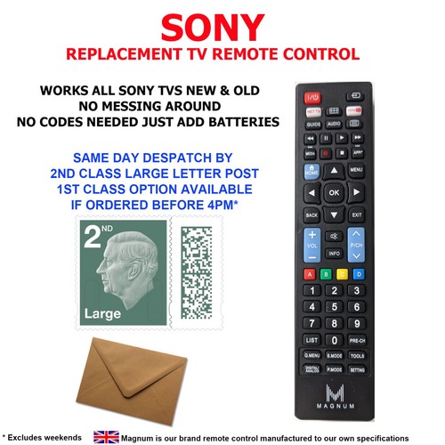 Genuine sony replacement - replacement, tv