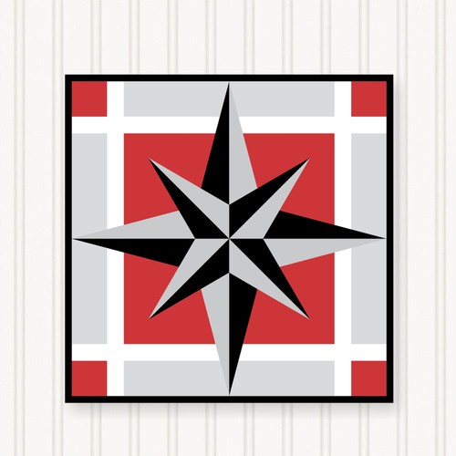 Barn quilt square - 8, sizes