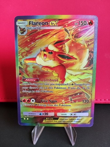 Flareon pokemon card - flareon, ex