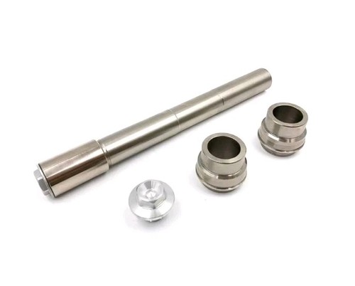 Front wheel spindle axle - front,