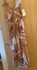 New Zara Midi Dress Large Rust