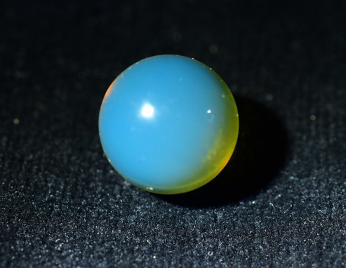 Dominican bead amber blue - dominican,
