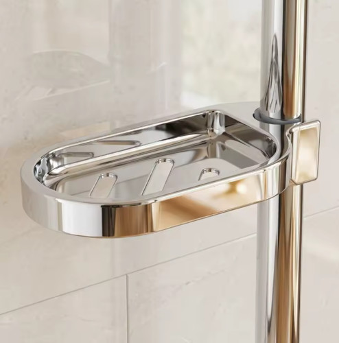 Shower rail soap dish - shower,