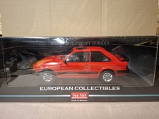 1/18 Scale Sunstar Ford Escort RS 1600i Sunburst Red MK3 1984