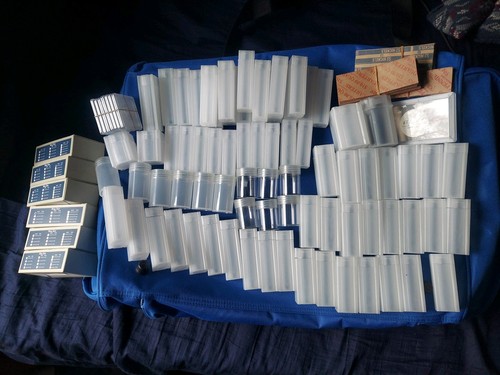 Numis tube and coin flip - and, lot