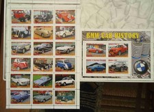 Stamp block+sheet complete BMW