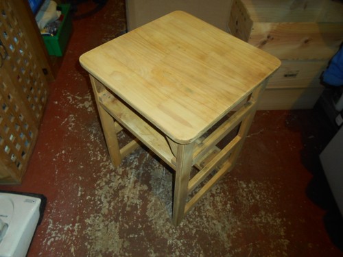 Pine wooden table - a,