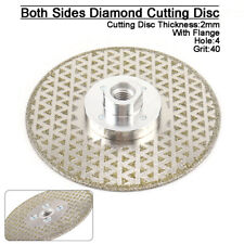 125mm Diamond Grinding Wheel Cutting Disc M14 Thread Both Sides with Flange 40#