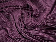 Fine Plissé Pleated Satin