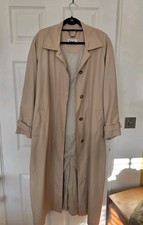 Vintage 80s Beige Trench Coat