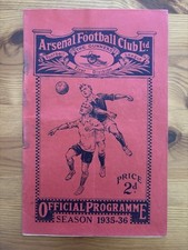 1935-36 Arsenal v Sunderland
